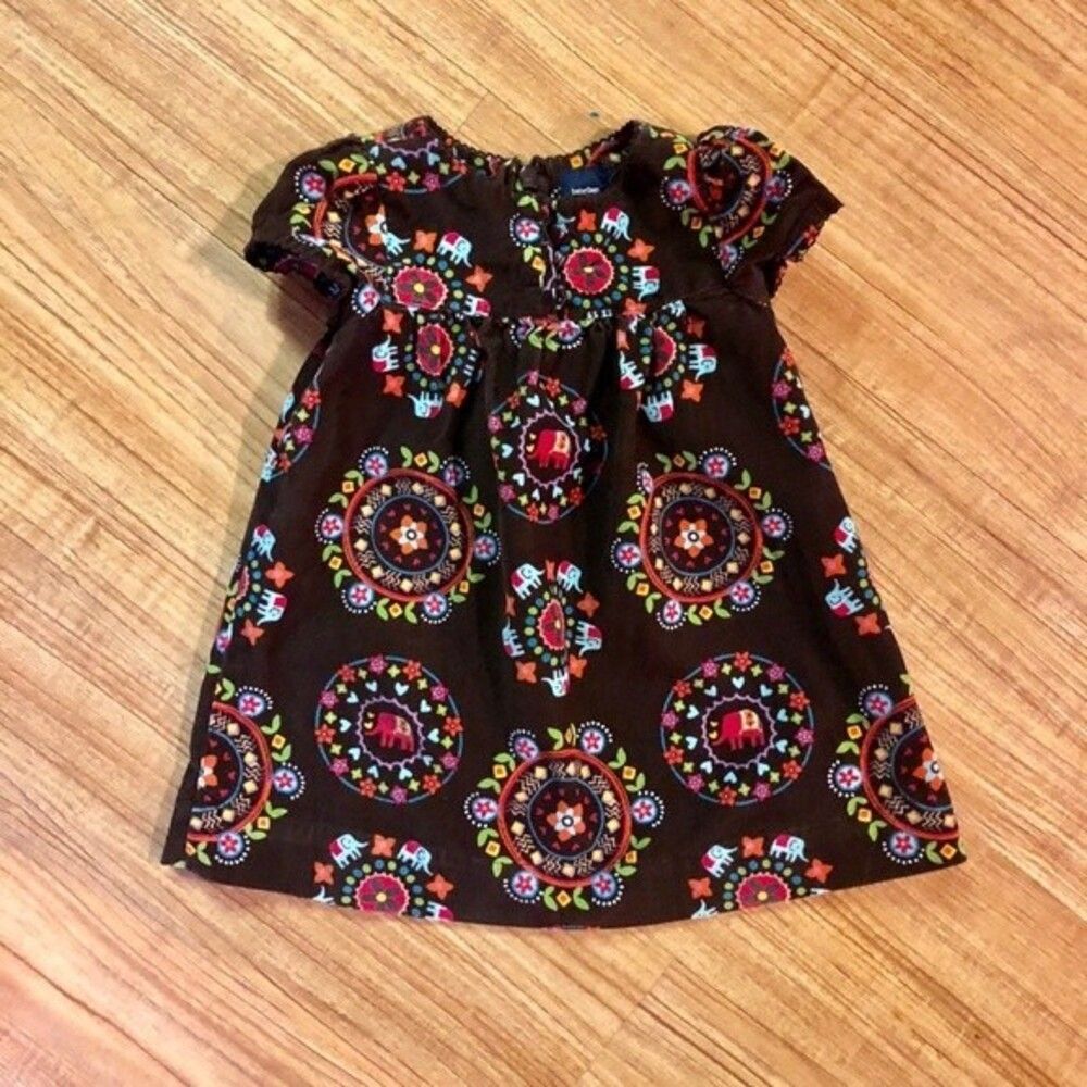 Baby Gap Brown corduroy textured dress 12-18 month